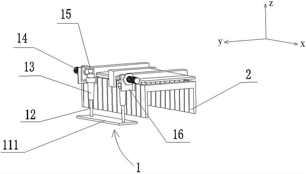 Brick stacking manipulator capable of automatically adapting to brick stacking position