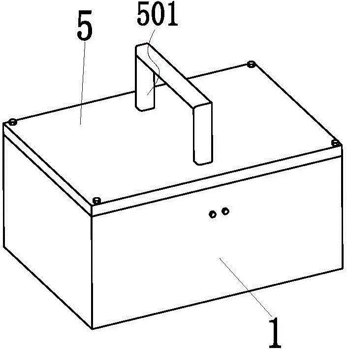 A kind of iron filings degreasing collector