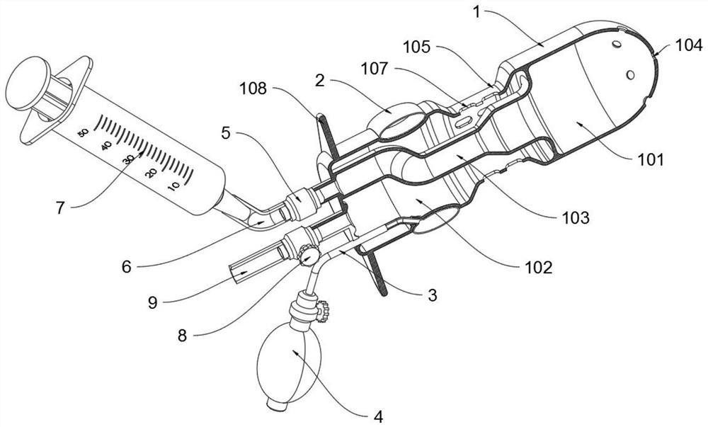 Auxiliary therapeutic apparatus for gynecological inflammation