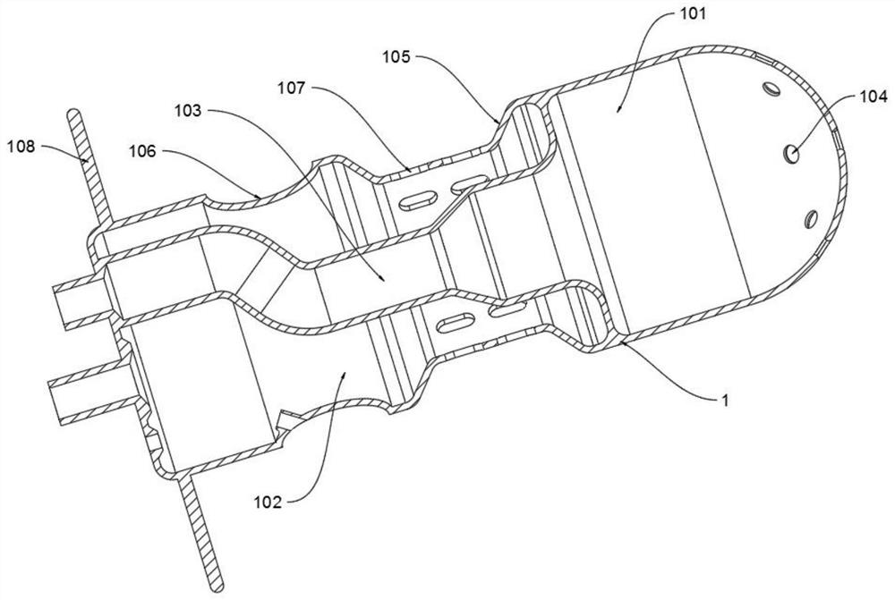 Auxiliary therapeutic apparatus for gynecological inflammation