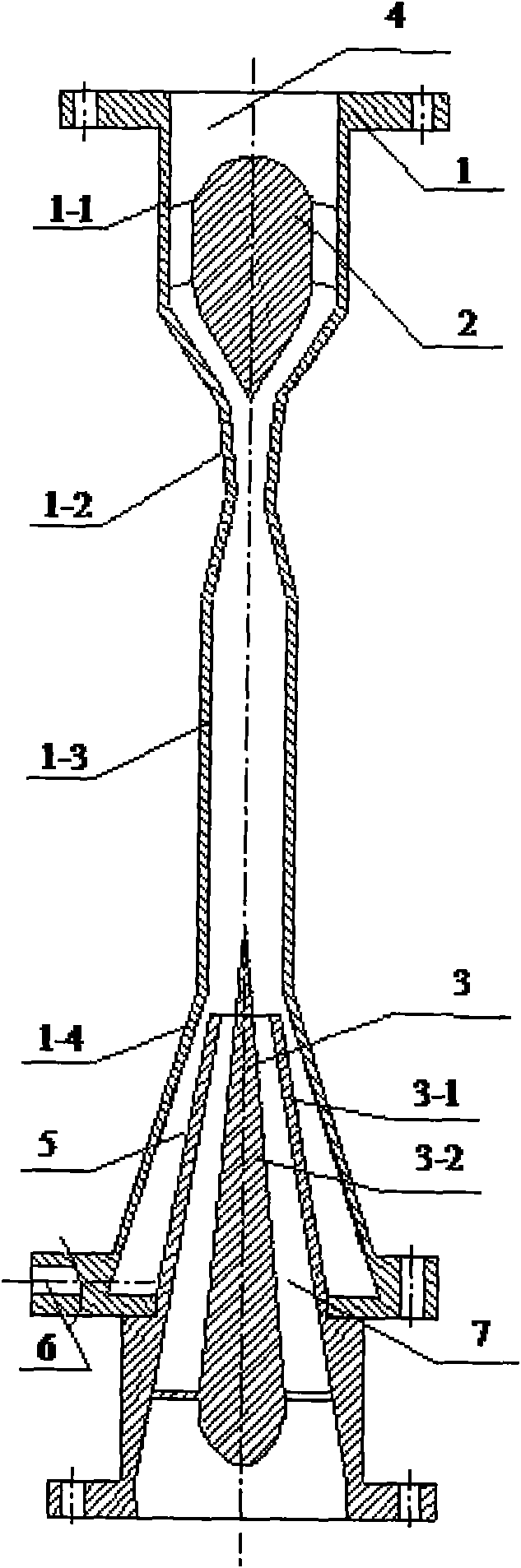 Supersonic condensation and cyclone separation device