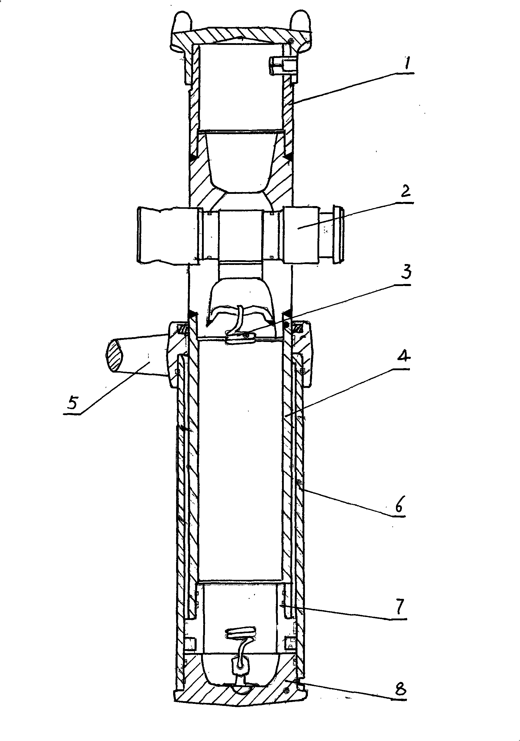 Corrosion-resistant single-body hydraulic supporter and its processing method