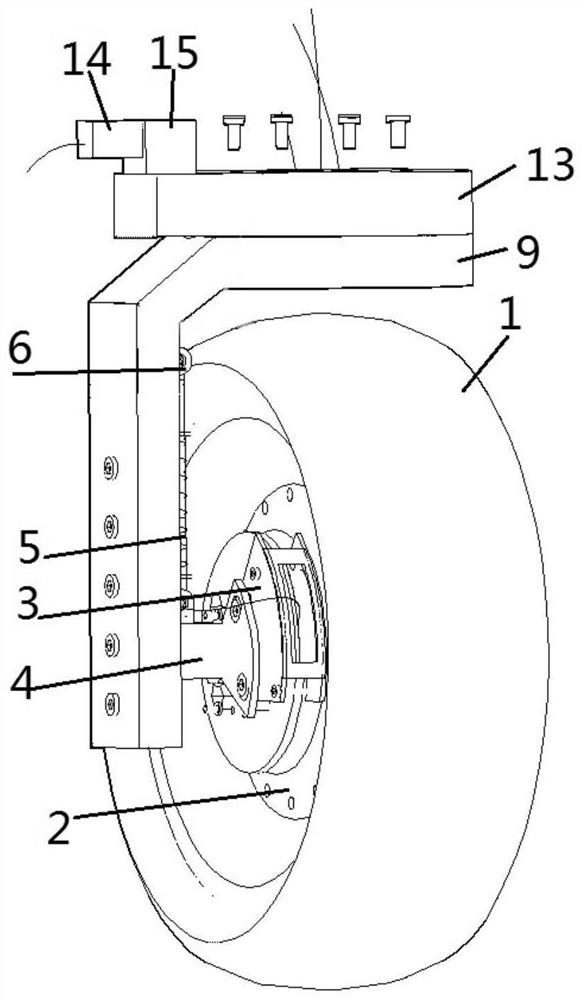 Liftable wheel assembly