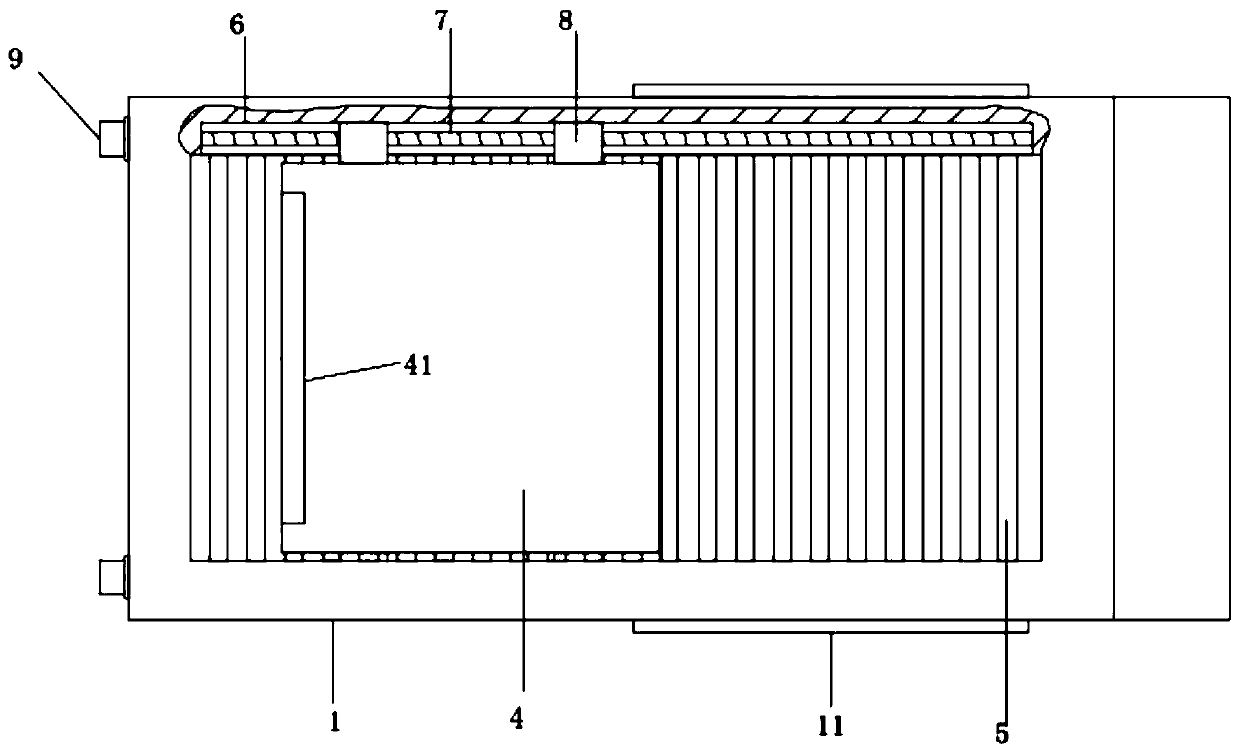 Heat dissipation protection device for electromechanical equipment