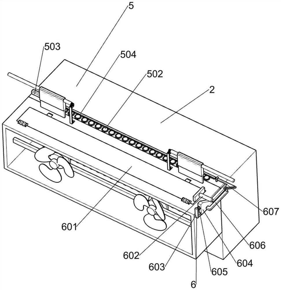 A battery pack housing assembly utilizing high-speed airflow for auxiliary heat dissipation