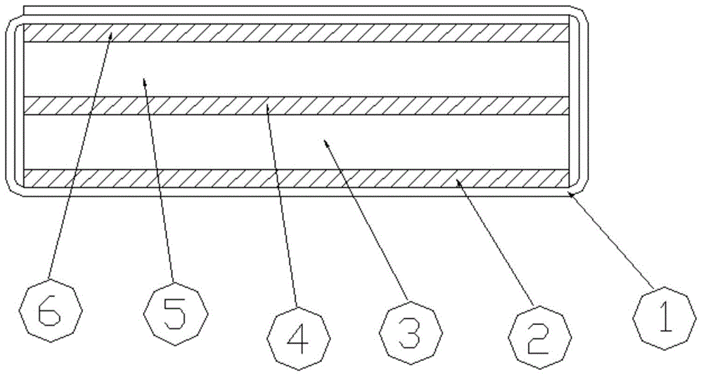 PTC heating device eliminating induced electricity