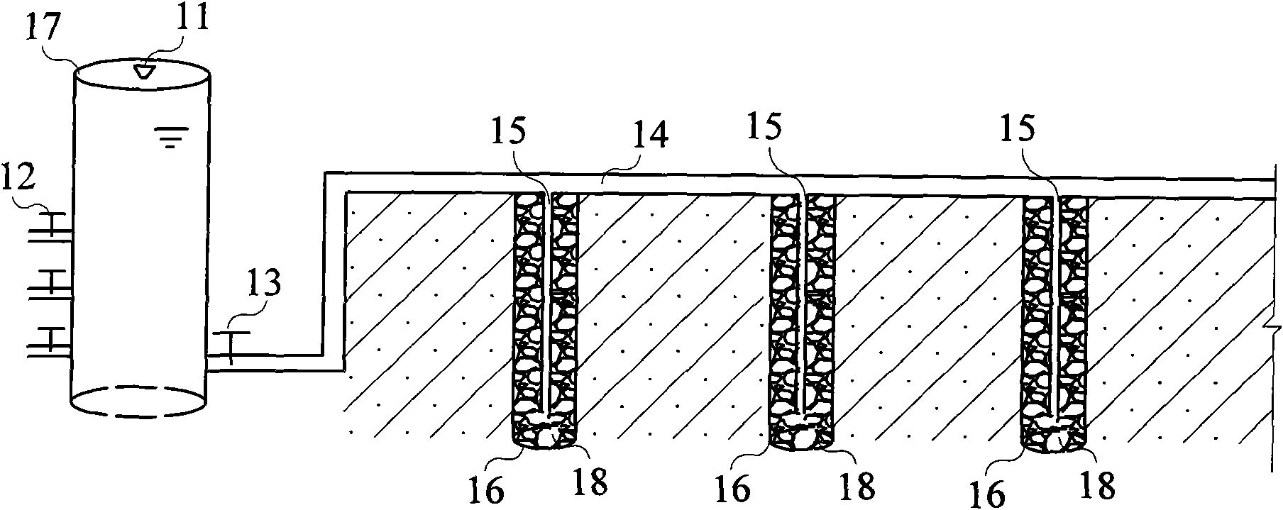 Self-suction localized irrigation system