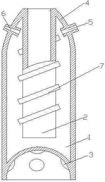 A water bath heating device with a compartment