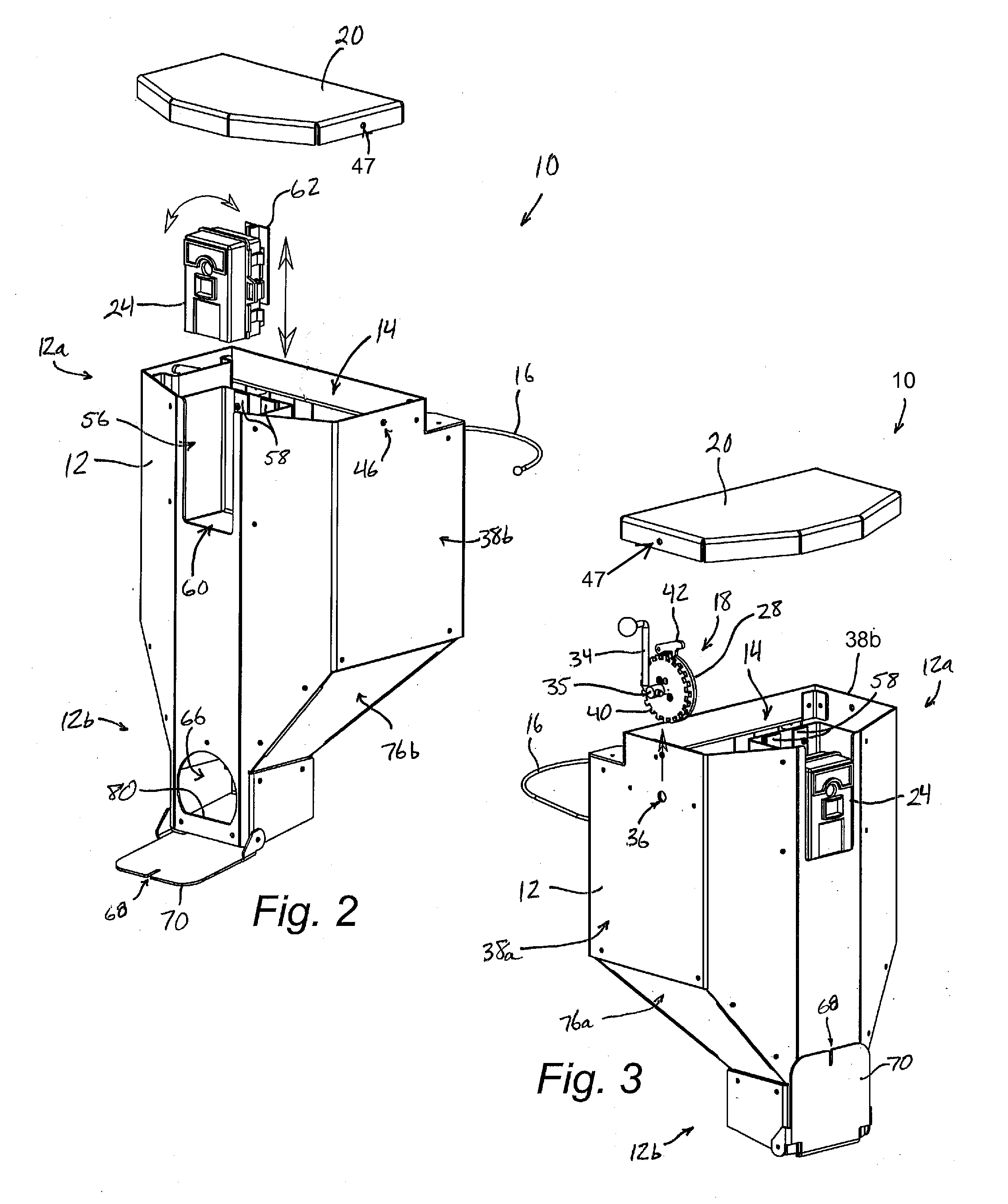 Dispensing system for granular products