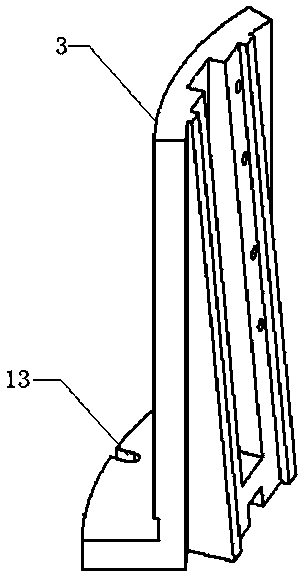 Bulging tooling and clamping method for large-size thin-walled cylindrical parts