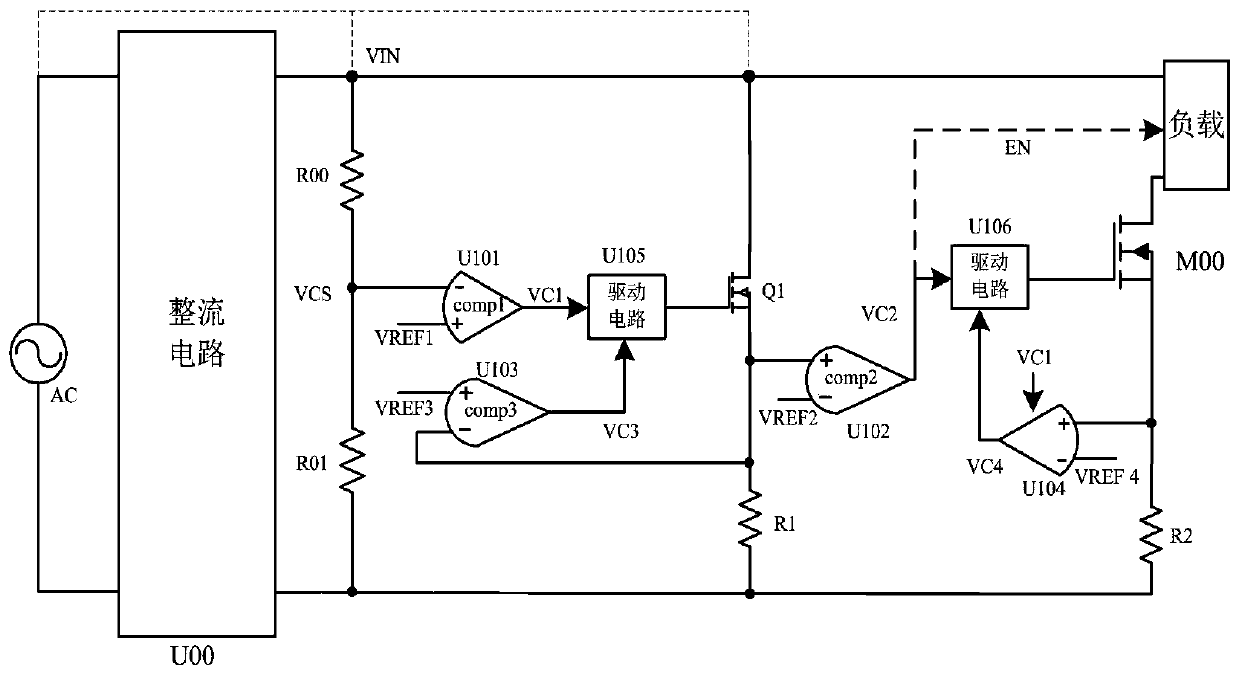 Electric leakage protection circuit and protection method thereof and lighting circuit by applying electric leakage protection circuit