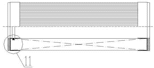 Natural gas filter element and manufacturing method thereof