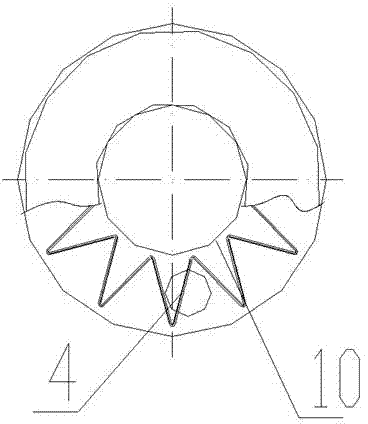 Natural gas filter element and manufacturing method thereof