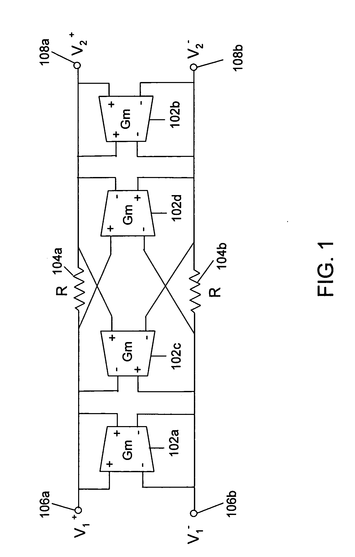 Tunable balanced loss compensation in an electronic filter