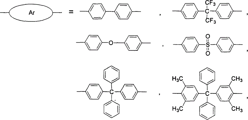 Atactic sulfonated high polymer containing dual diaza naphthone and synthesis and application thereof