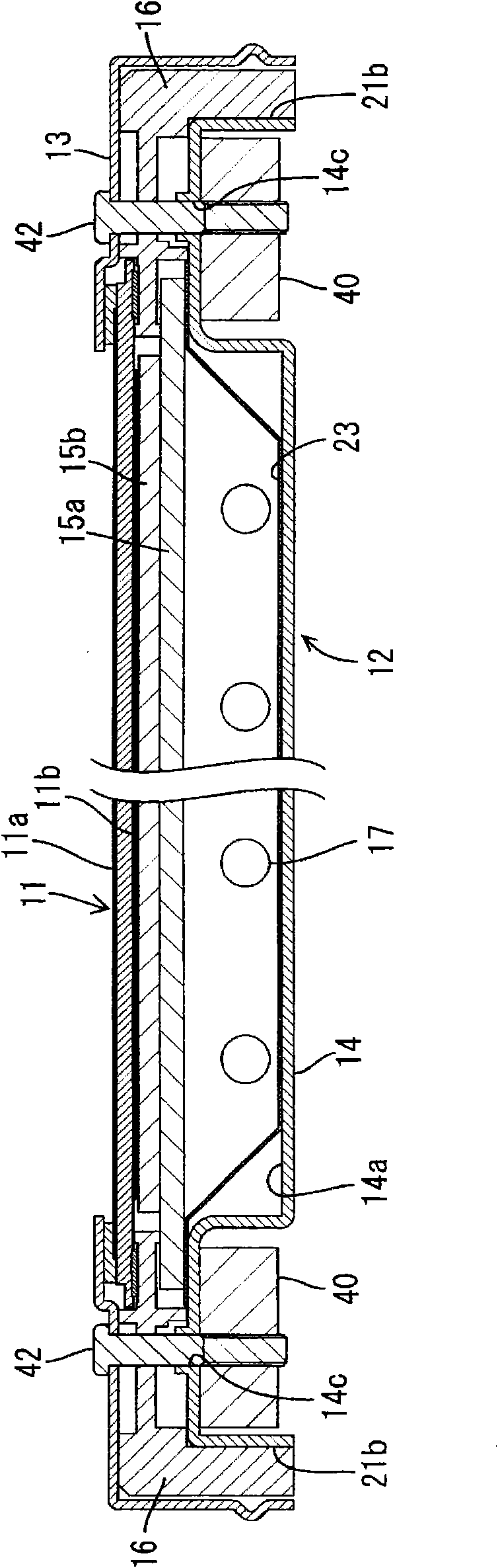 Illumination device, display device, and television receiving device
