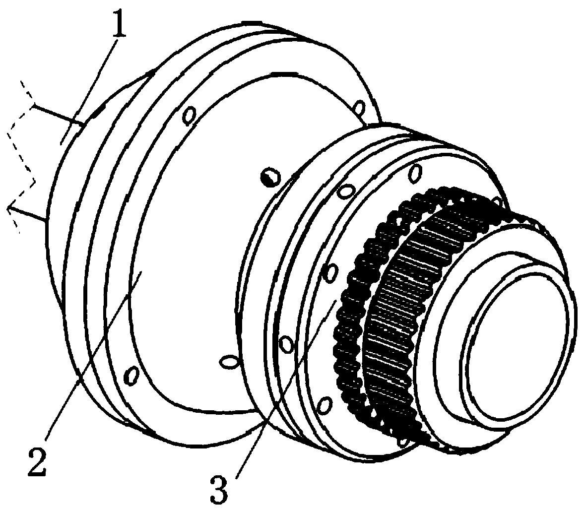 Device for adjusting rear intercept of lens and camera