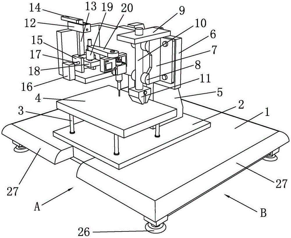 Dust removing device for motor production