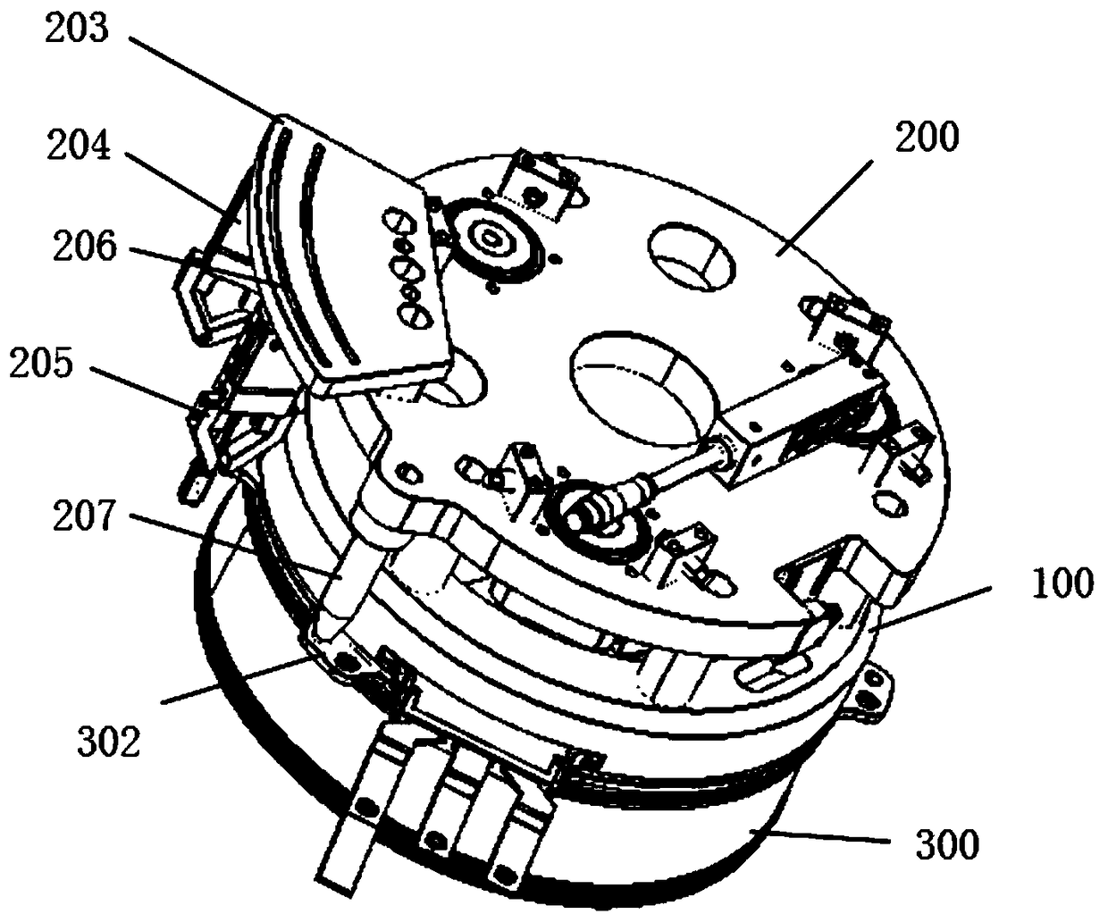 Motor stator assembly tool and motor stator assembly device