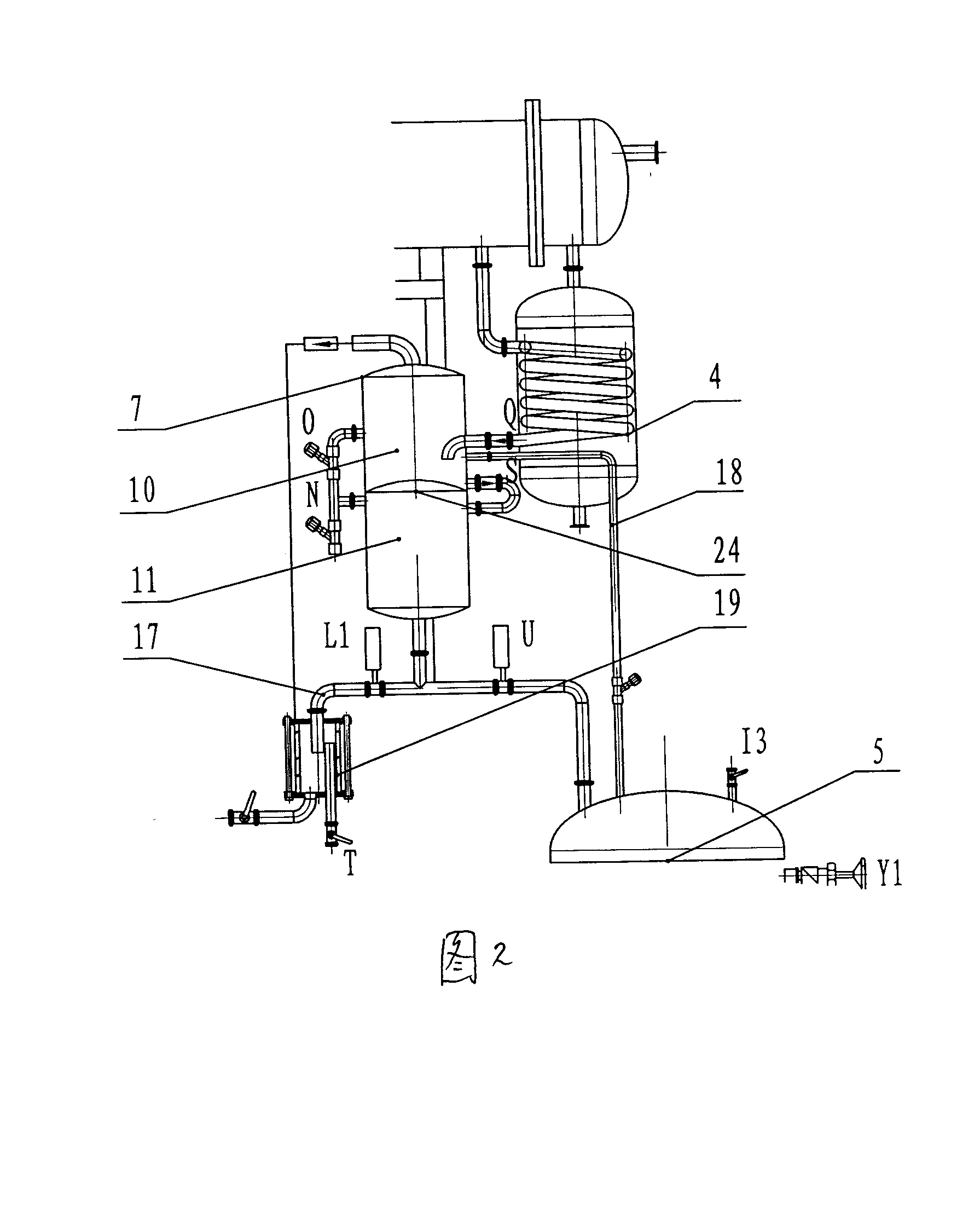 Miniaturization extracting concentrating machine group and high-efficiency type preparation production technique thereof