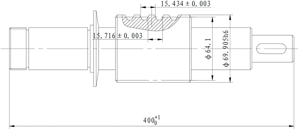 Machining method for worm gear tooth part