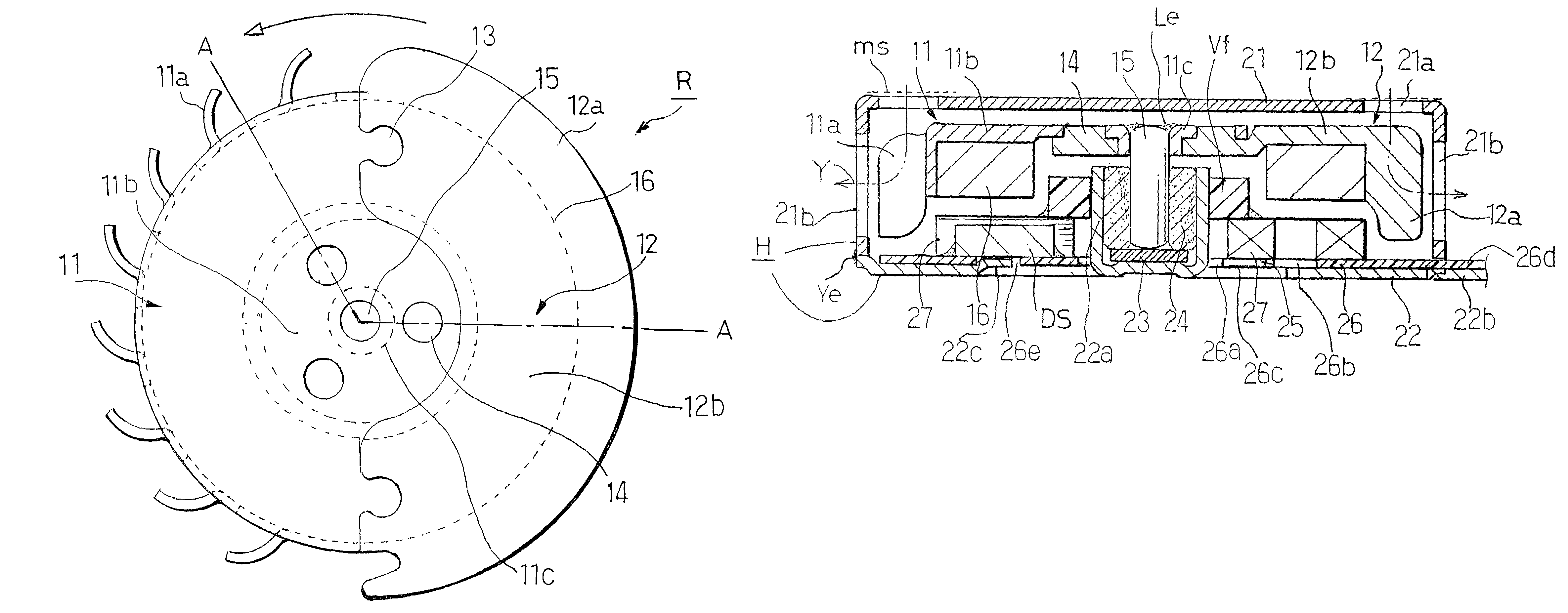 Flat eccentric rotor equipped with a fan and flat vibration motor equipped with a fan comprising same rotor