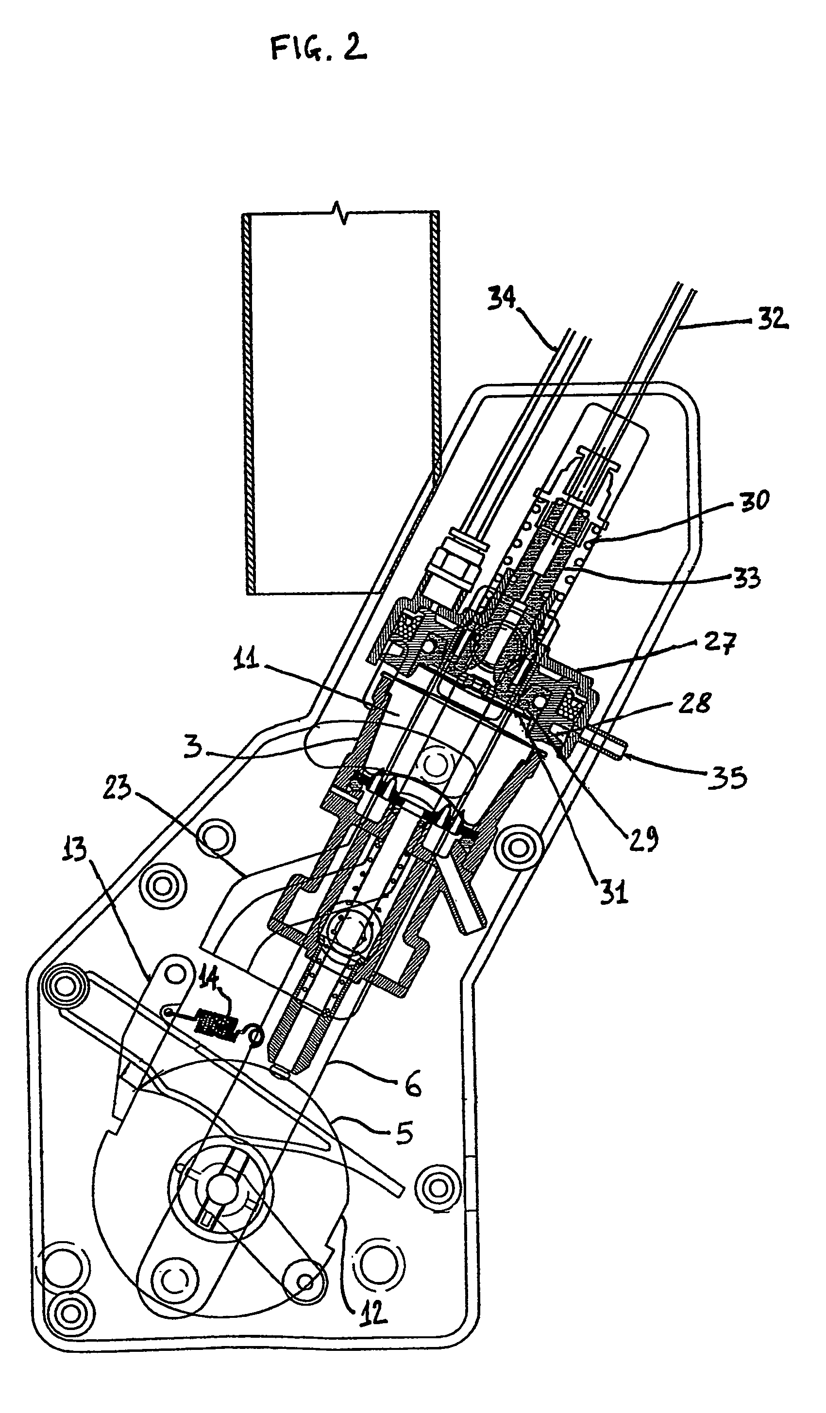 Mechanically and hydrodynamically operated brewing unit