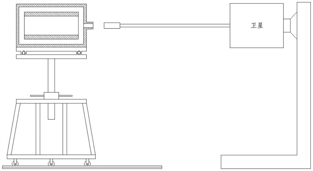 On-site calibration device for spaceborne induction magnetometer