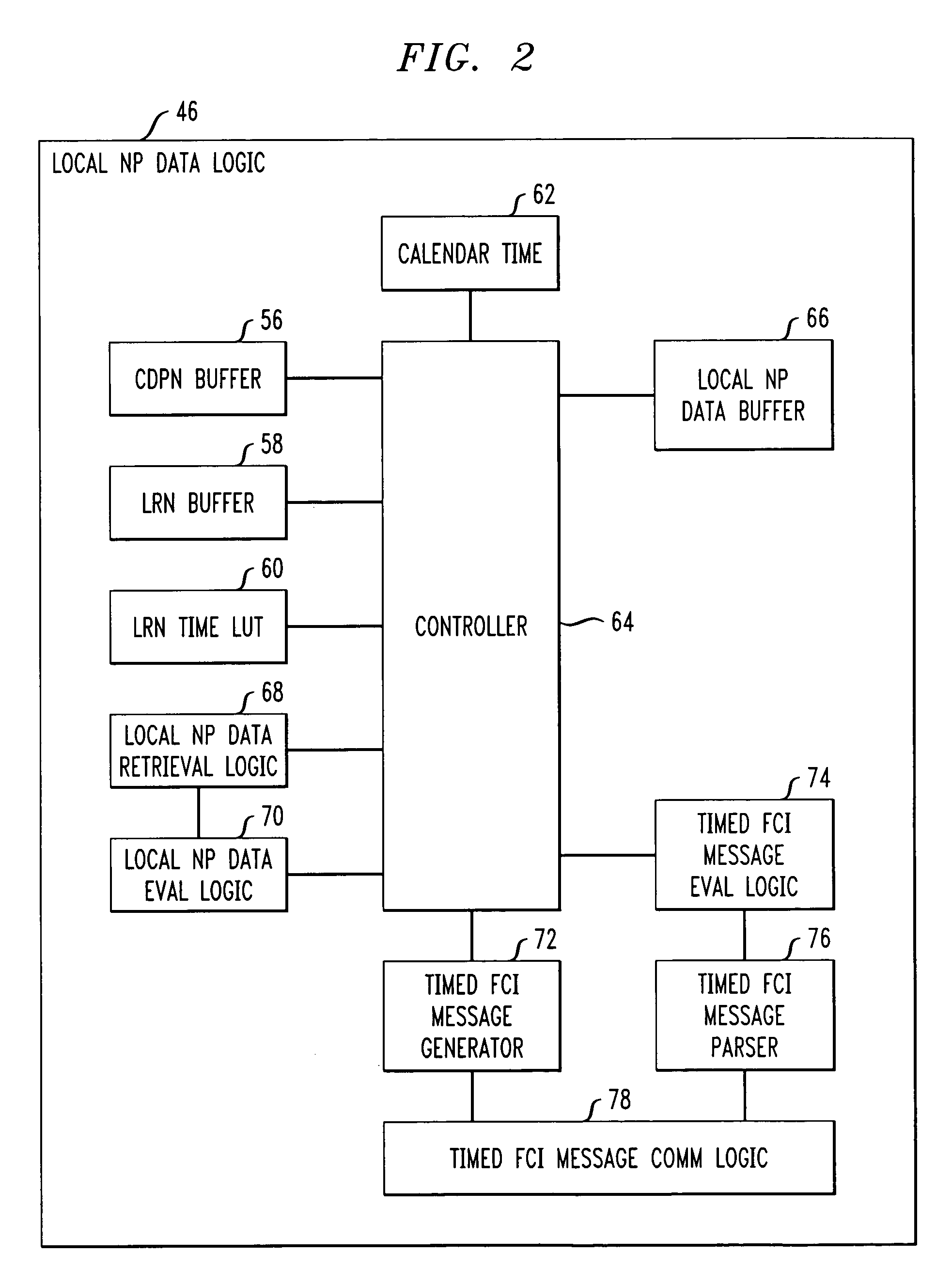 Storing query results to reduce number portability queries in wireless network