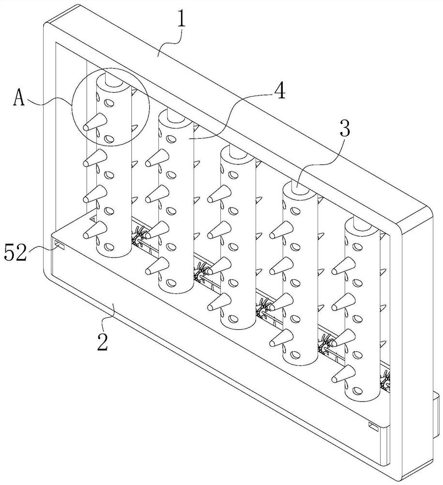 A sewage treatment device for urban sewers to prevent the accumulation of garbage and stink