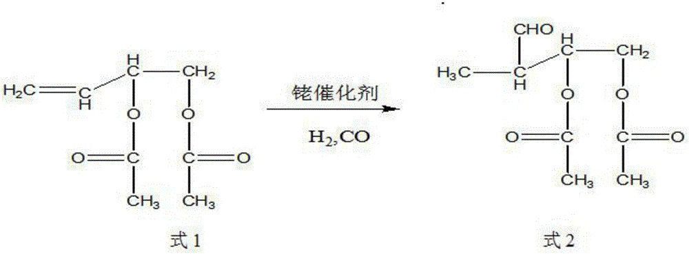 Synthetic method of trans-4-acetoxyl-2-methyl-2-butene-1-aldehyde