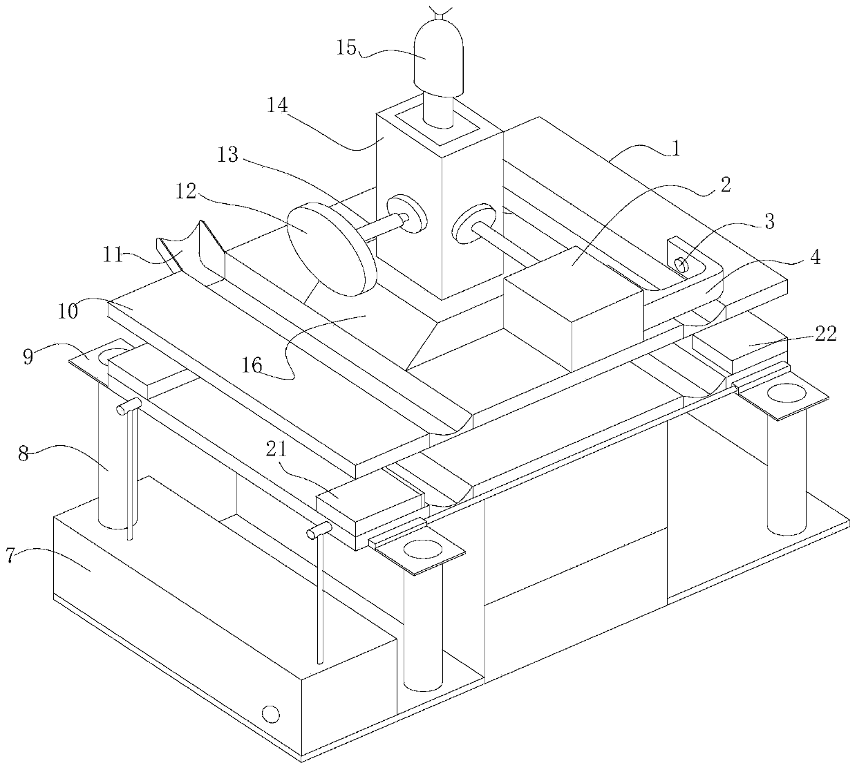 Test device for automobile brake pad