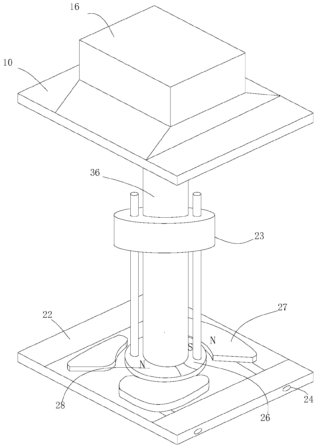 Test device for automobile brake pad