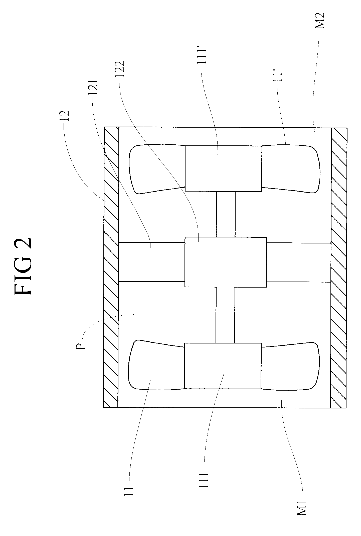Fan device capable of increasing air pressure and air supply
