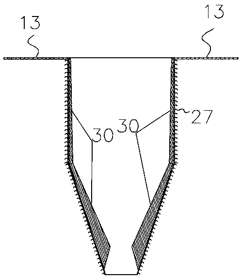 Powder cooling continuous feeding mechanism