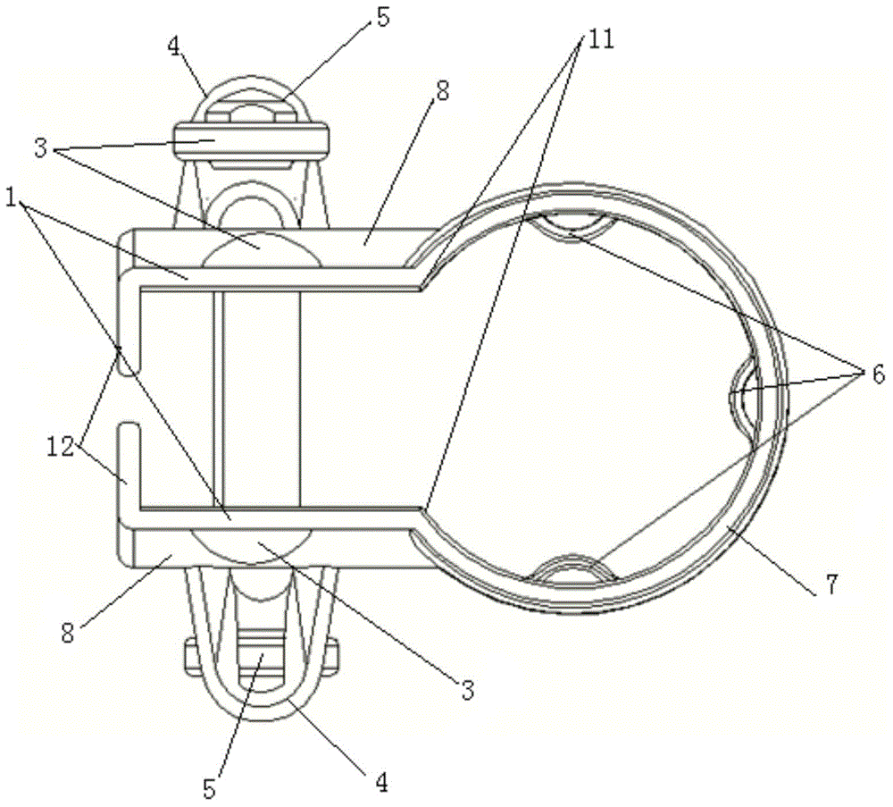 Steel pipe butting fastener based on wedge-shaped self-lock pre-tightening