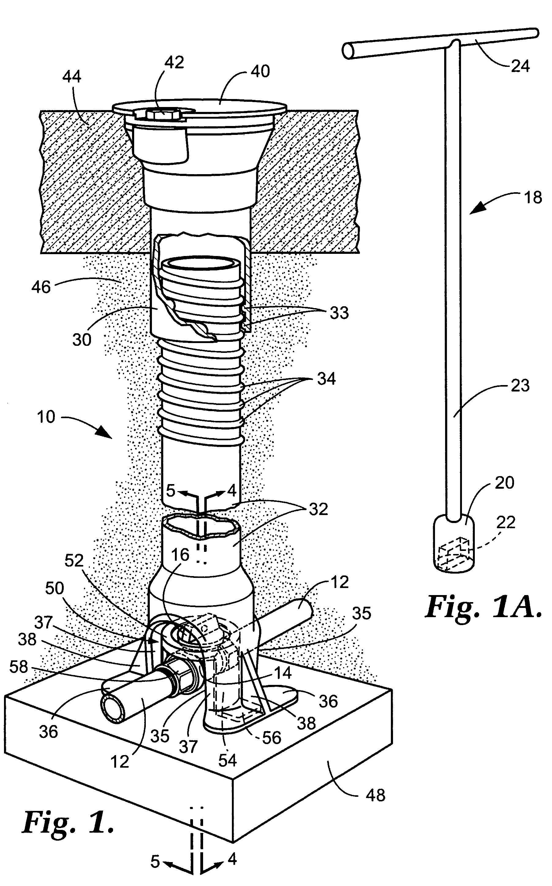 Valve key alignment assembly for curb stop box