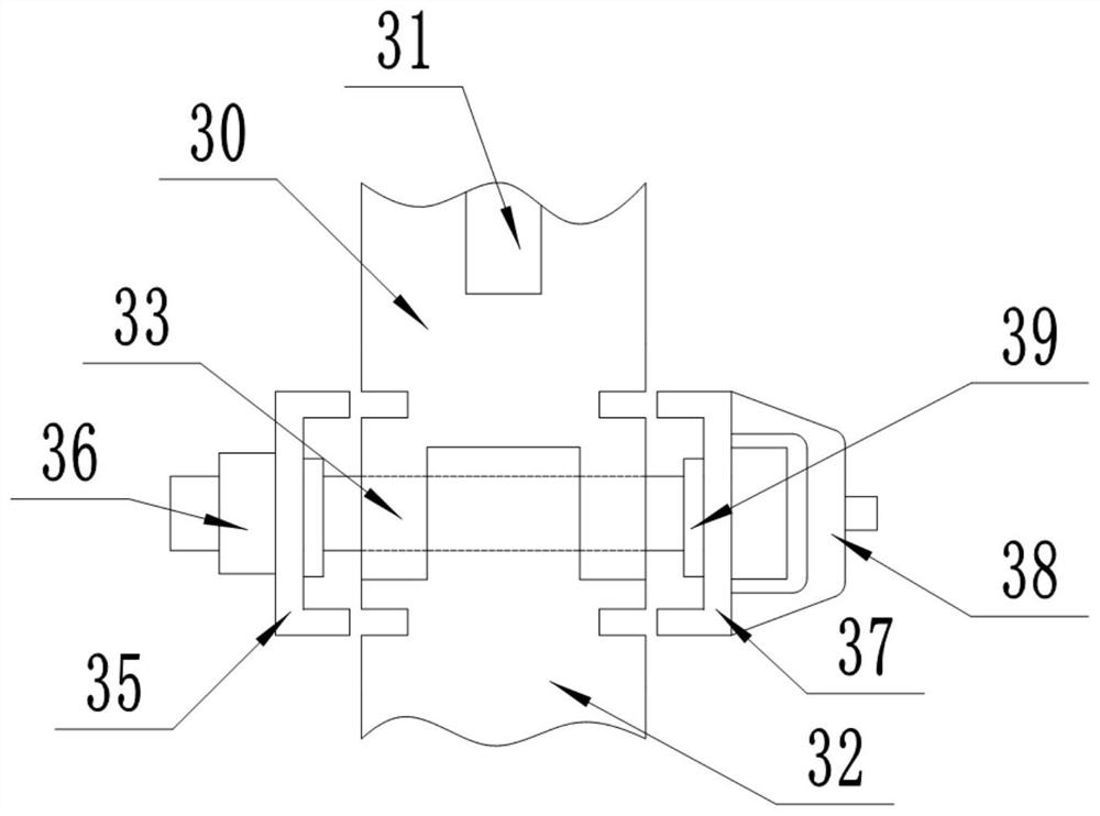 Supporting and adjusting device suitable for building curved surface