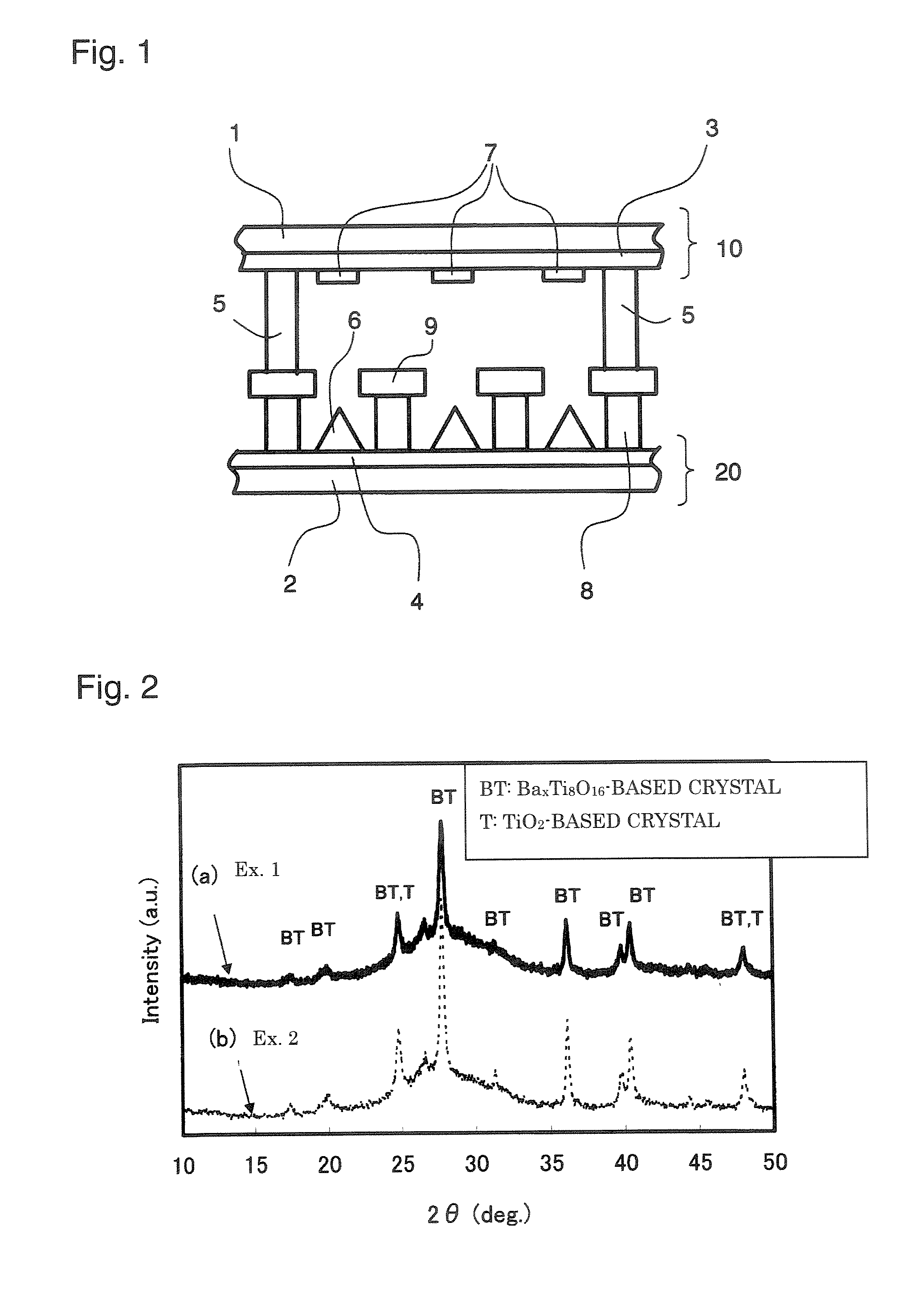 Crystallized glass spacer for field emission display and method its production