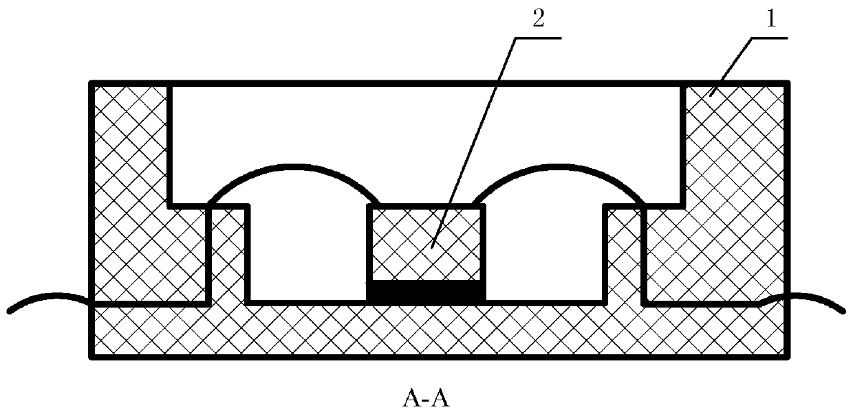 High-sensitivity miniature magnetic sensing unit for underwater navigation, sensor comprising same and preparation method of high-sensitivity miniature magnetic sensing unit