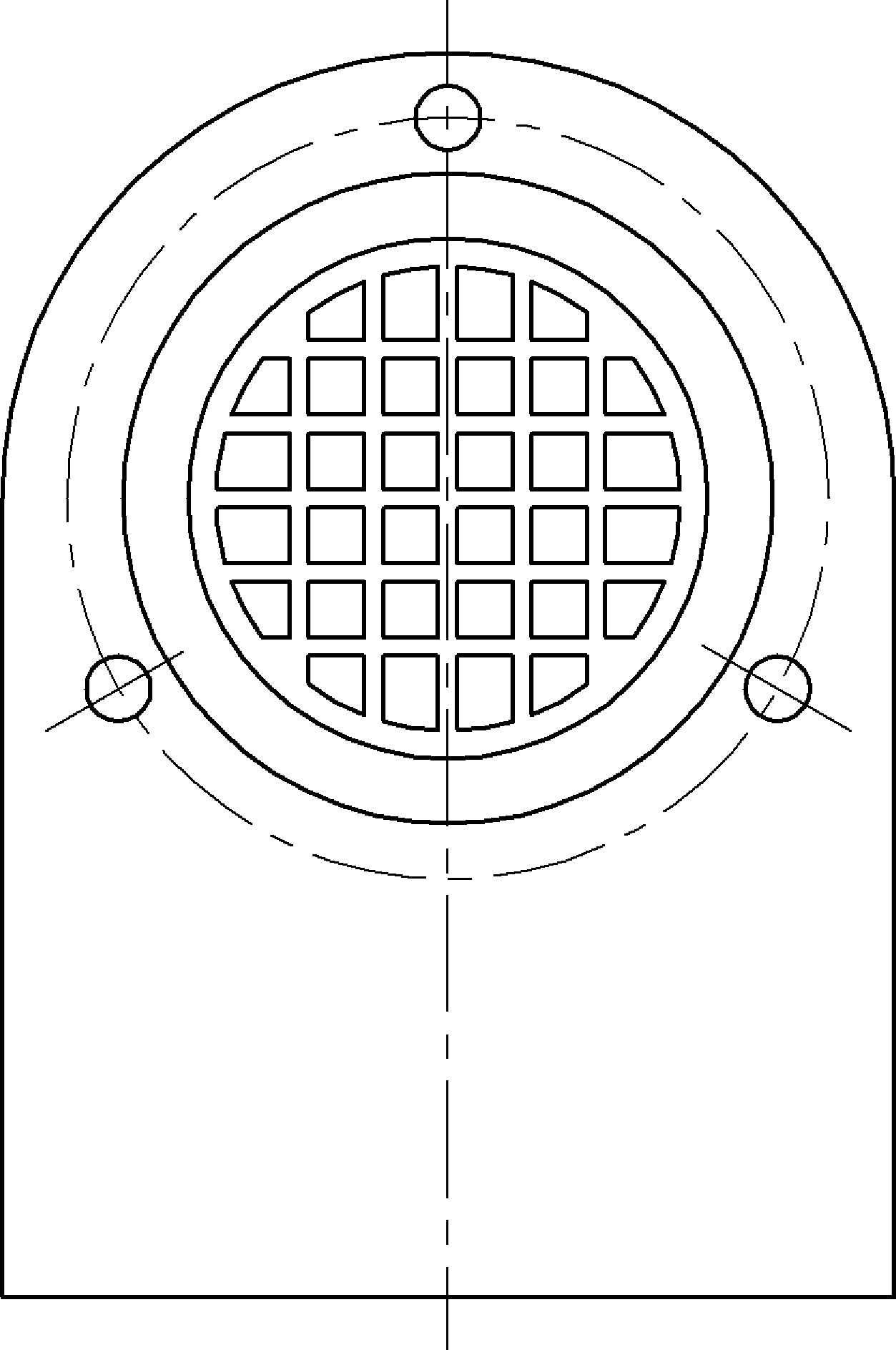 Protective device for electrical system box vent hole