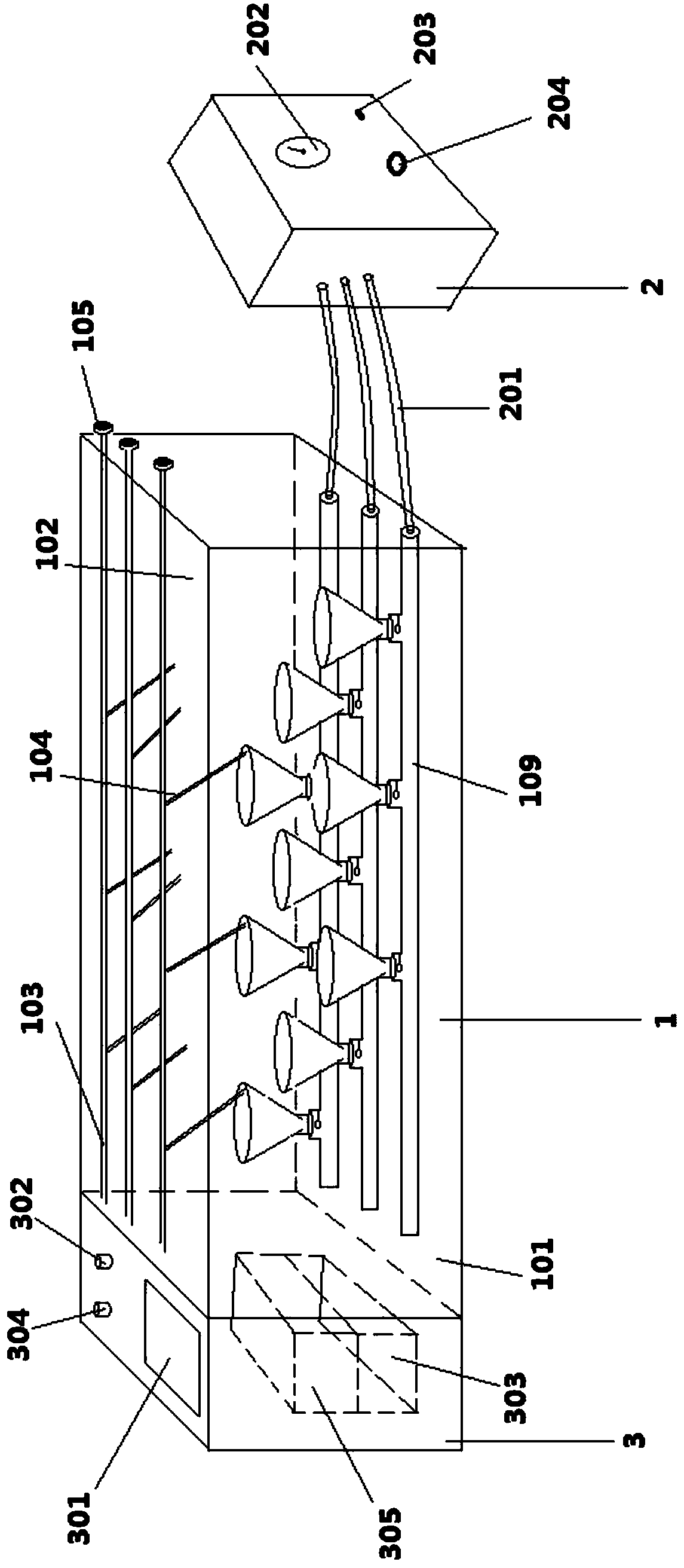 Automatic filter device and method for measuring free silica