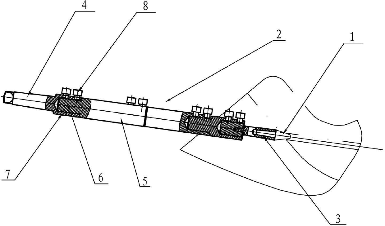 Deep hole processing method and device thereof