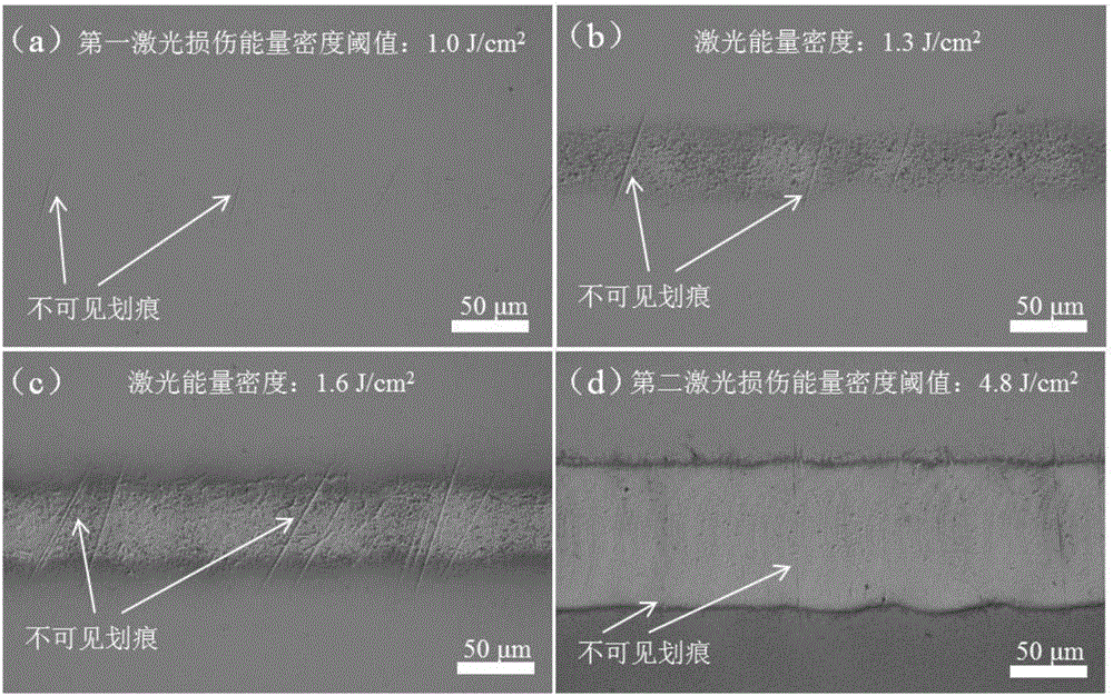 Method for detecting semiconductor polish wafer surface scratches
