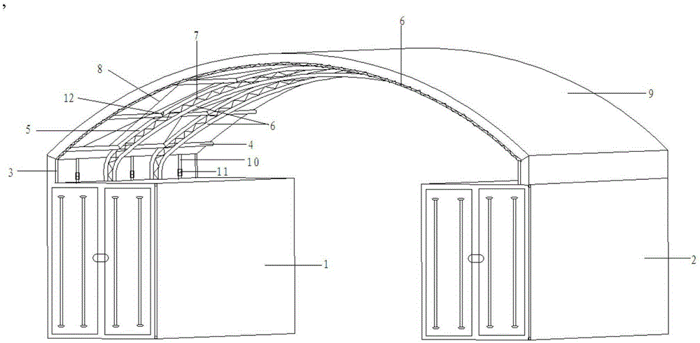 A container-type multifunctional warehouse