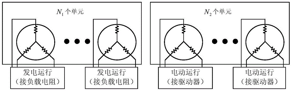 Test method for torque fluctuation of AC permanent magnet motor with odd number of units