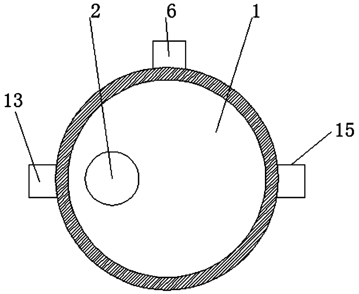 Soil particles with different particle sizes sorting device for soil nutrient measurement