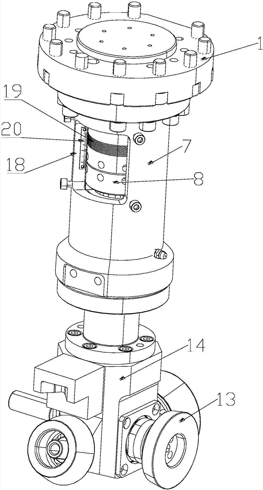 Roller system of a robot intelligent rolling hemming system