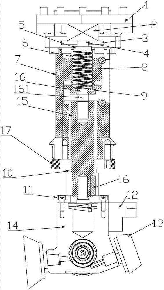 Roller system of a robot intelligent rolling hemming system