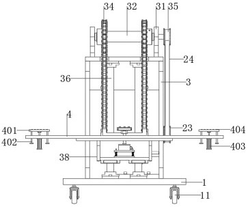 Lifting mechanism and civil engineering steel truss erecting device